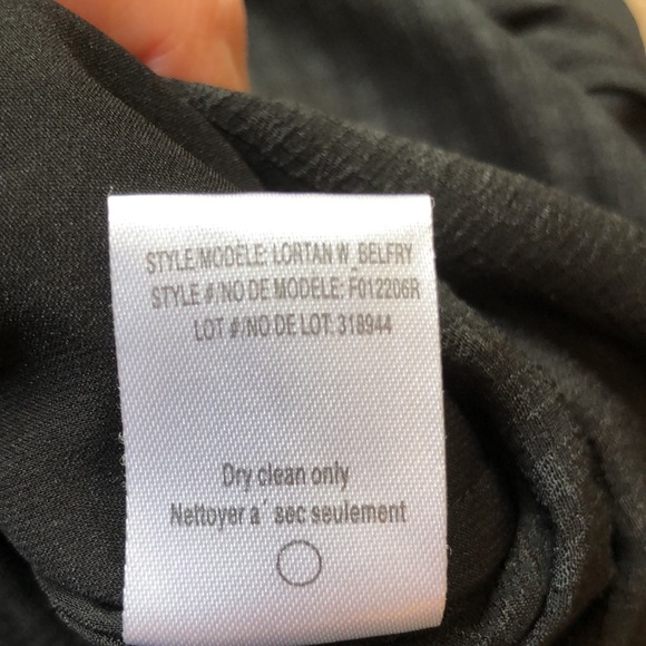 NWOT Theory Lortan Belfry Black Silk Jumpsuit - Picture 12 of 13